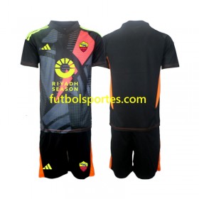 Camiseta AS Roma Portero Niño Primera Equipación 2024/2025